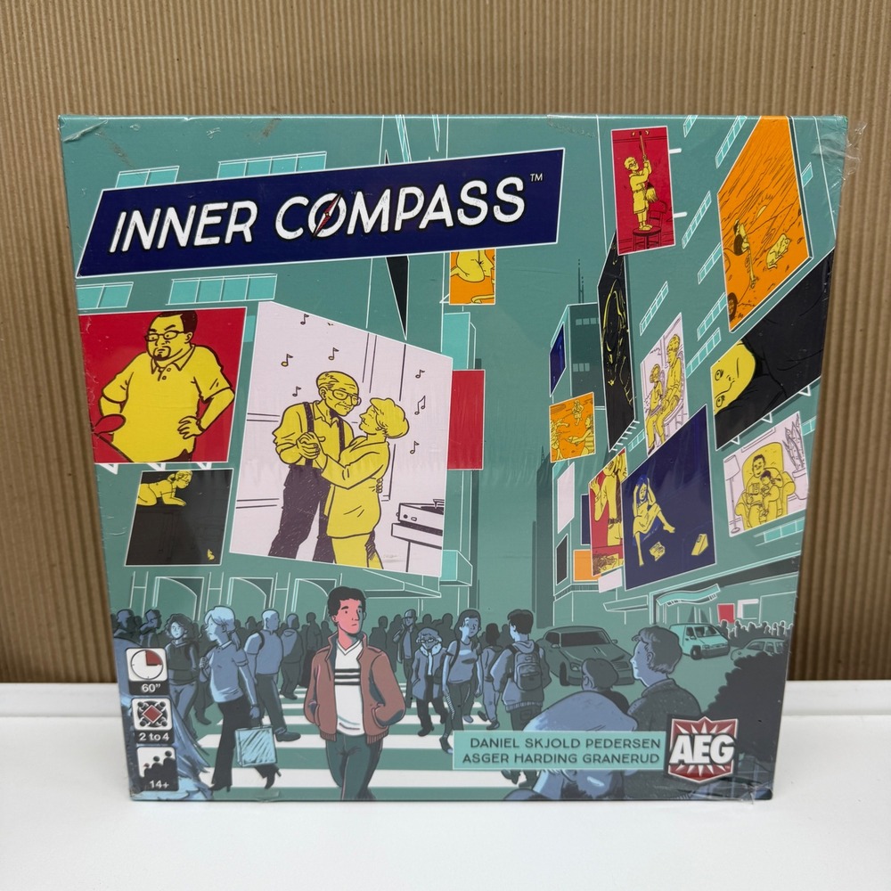 Inner Compass Board Game AEG Alderac Strategy Abstract New Sealed Puncture Flaw